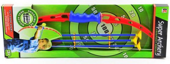 Bambilon Luk a šípy 3ks plast 71cm v krabici - obrázek 4