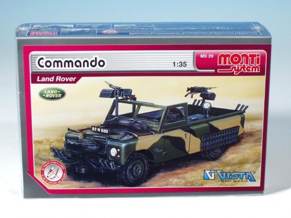 Monti 29 Commando Land Rover Stavebnice 1:3v krabici 22x15x6cm - obrázek 1