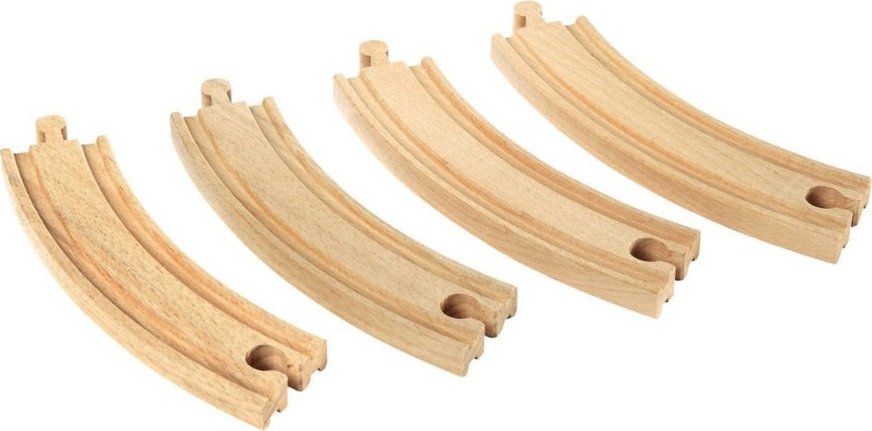 Vláčkodráhy Brio - Dlouhé zatáčky, 170 mm, 4 ks - obrázek 1