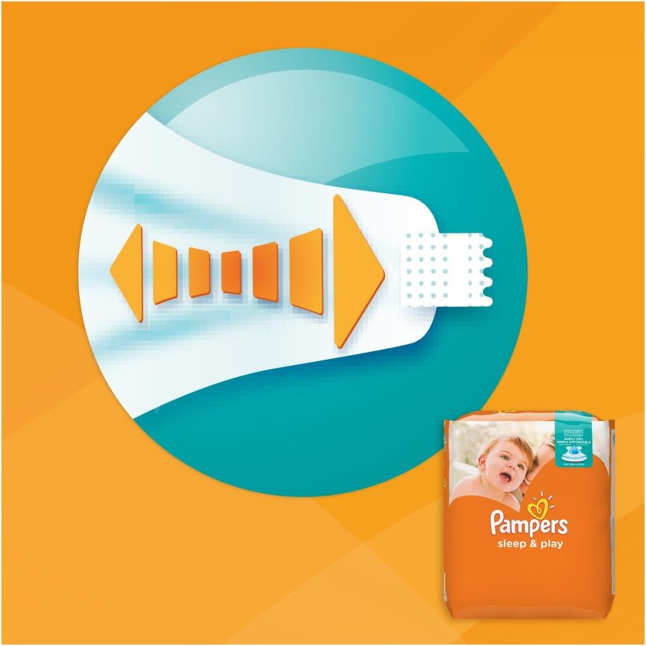 PAMPERS Sleep&Play 3 Midi 58ks - obrázek 2
