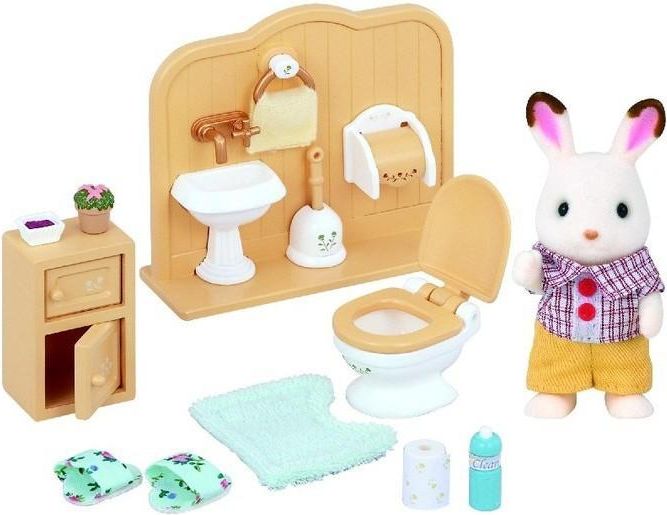 Sylvanian family Sylvanian Family Nábytek chocolate králíků - bratr a umývárna - obrázek 1