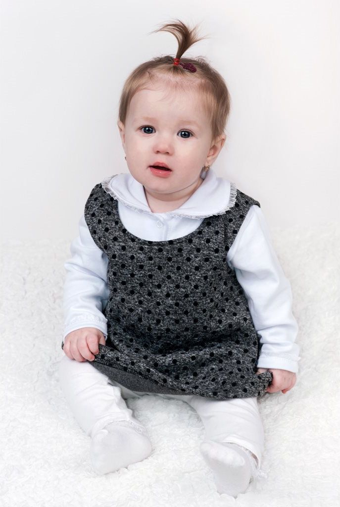 Kojenecká zimní tunika New Baby Princess 56 (0-3m) - obrázek 4