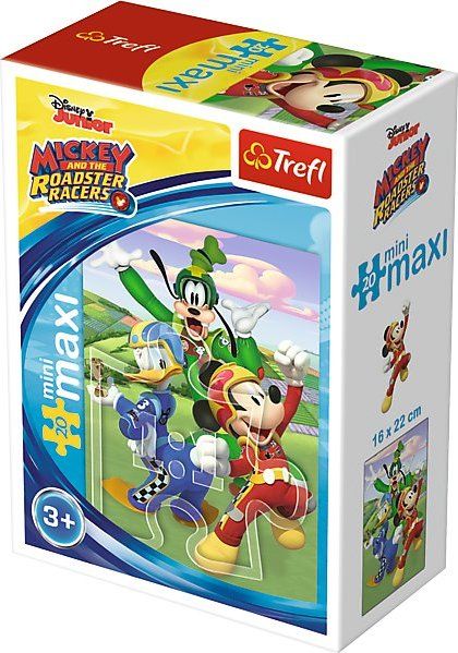 TREFL Puzzle Mickey Mouse: Závodníci 20 dílků - obrázek 2