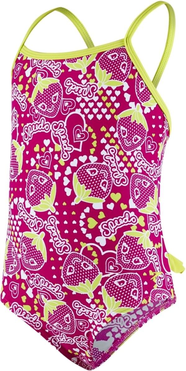 Speedo Starfizz Essential Frill 1 Piece - electric pink/navy/lime punch 80-84 - obrázek 1