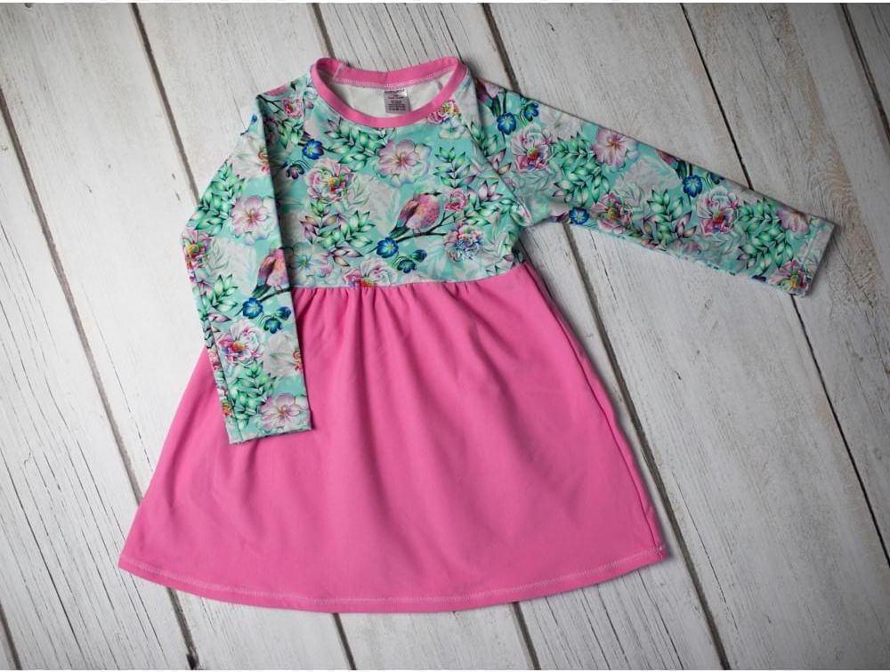 Babysoul - šatičky Springrose - teplejší - obrázek 2