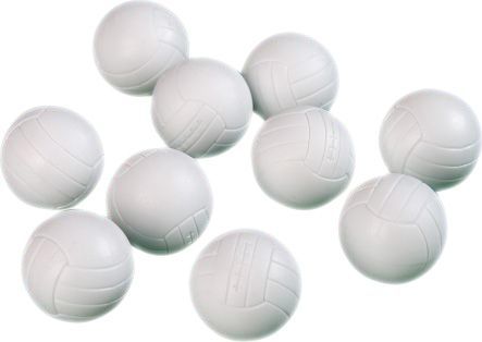 Tuin 1373 Míčky na stolní fotbálek bílé 10 ks 36 mm - obrázek 1