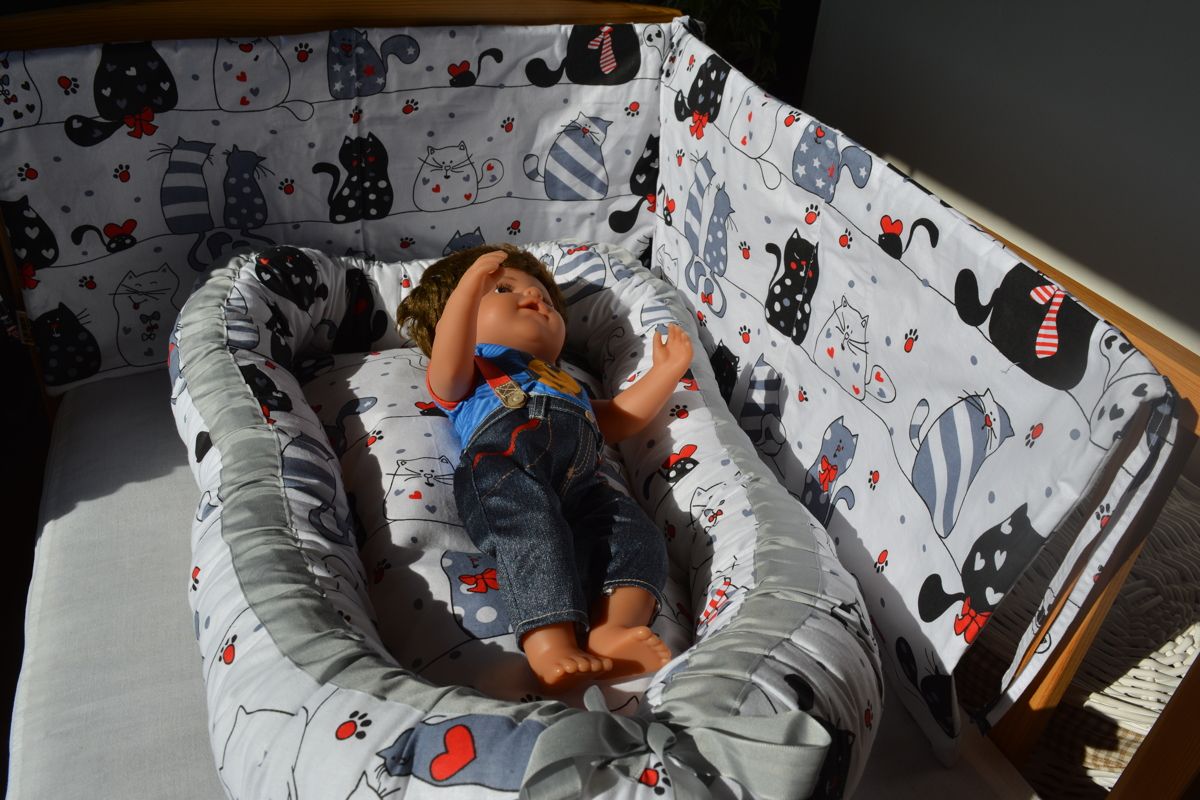 KHC Výhodný set Hnízdečko pro miminko+Mantinel do postýlky - obrázek 1