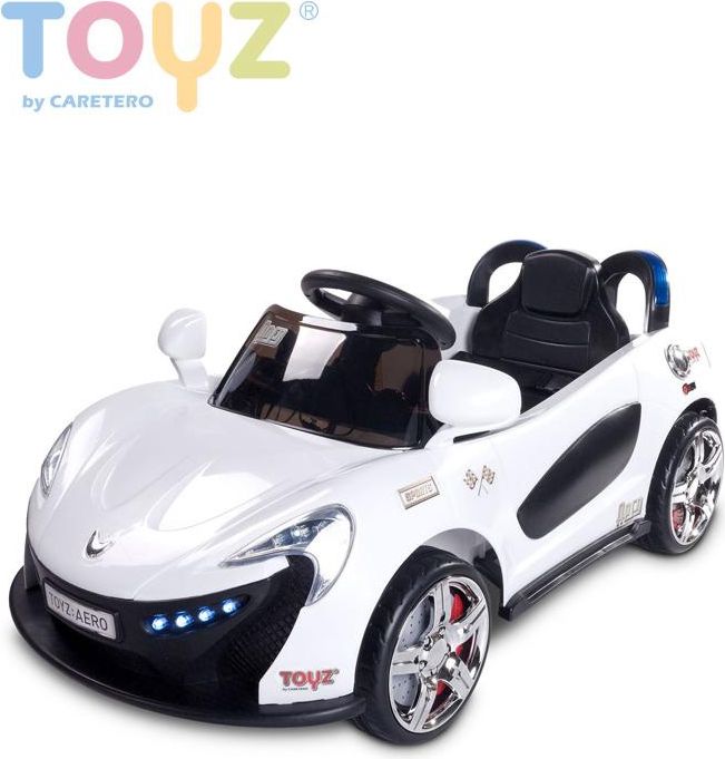 Elektrické autíčko Toyz  Aero - 2 motory a 2 rychlosti bílé - obrázek 1