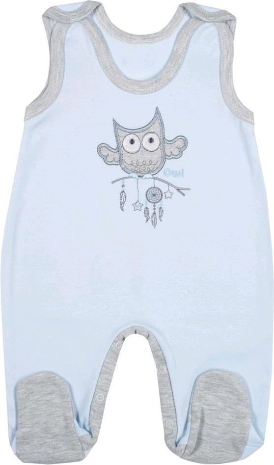 Kojenecké dupačky New Baby Owl modré 68 (4-6m) - obrázek 1