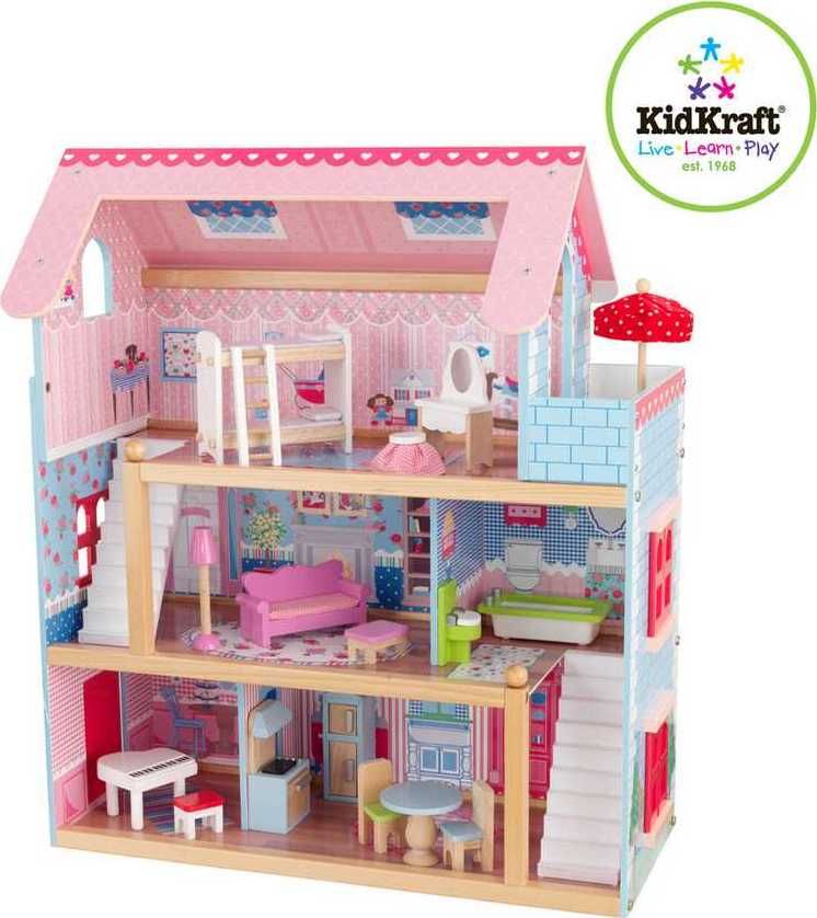 KIDKRAFT Domeček pro panenky Chelsea s vybavením - obrázek 2
