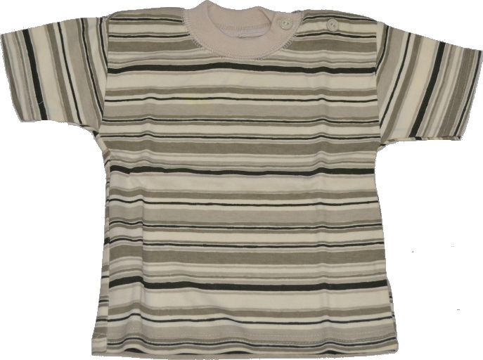 Dětské tričko s krátkým rukávem, Proužek vel.80 - obrázek 1