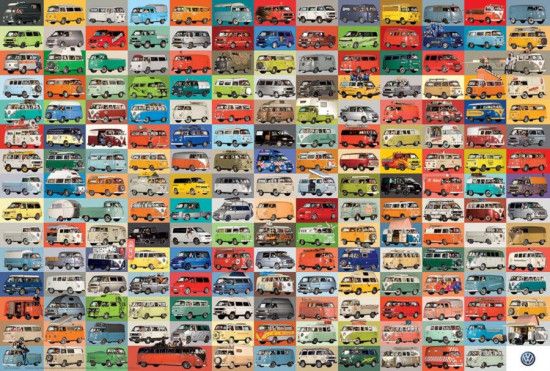 EUROGRAPHICS Puzzle VW Groovy Bus 1000 dílků - obrázek 1