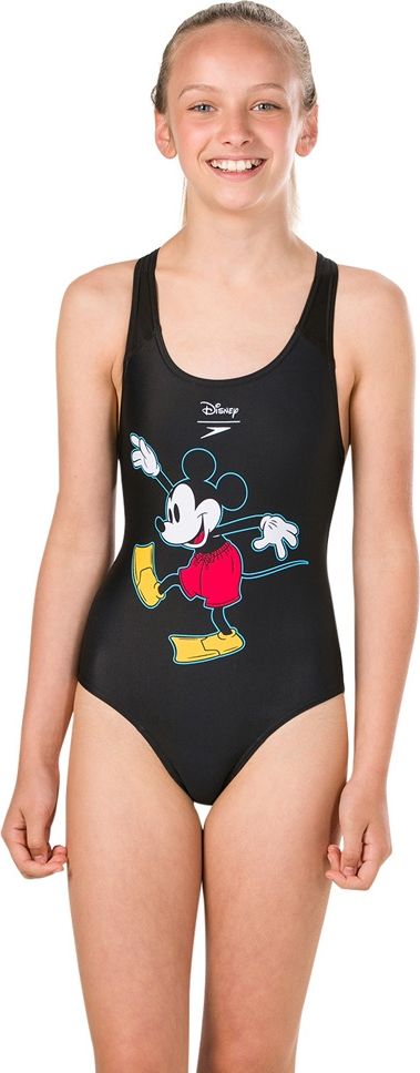 Speedo Disney Mickey Mouse Swimsuit - black/red 164 - obrázek 2