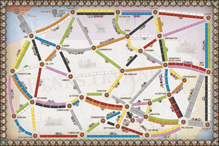 Days of Wonder Ticket to Ride - Map Collection 5: United Kingdom & Pennsylvania - obrázek 2