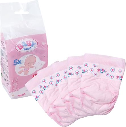 Zapf BABY BORN plenky 5 ks - obrázek 1