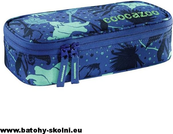 Studentské školní pouzdro Tropical Blue CoocaZoo PencilDenzel - obrázek 4