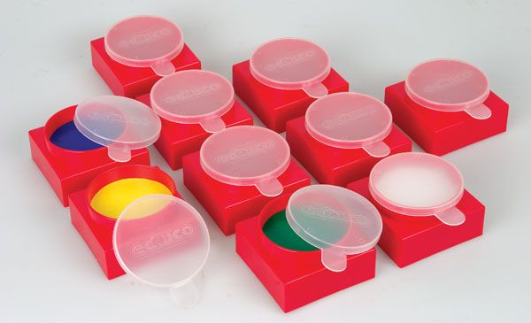 Finger paint pots set of 10 - obrázek 1
