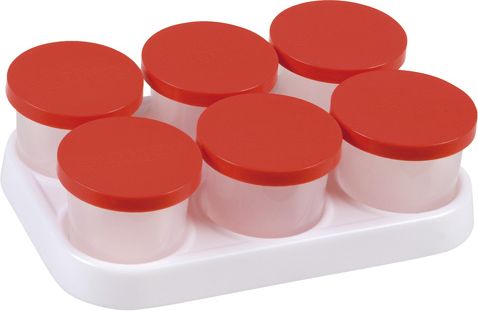 Paint pot display square incl. 3 x 2 non-spill paint pots 125 ml - obrázek 1