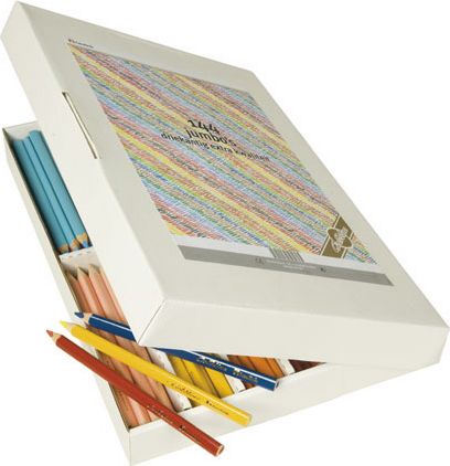 Pastelky Jumbo trojhranné Goldline, box se 144 kusy (12 ks od 12 barev) - obrázek 1