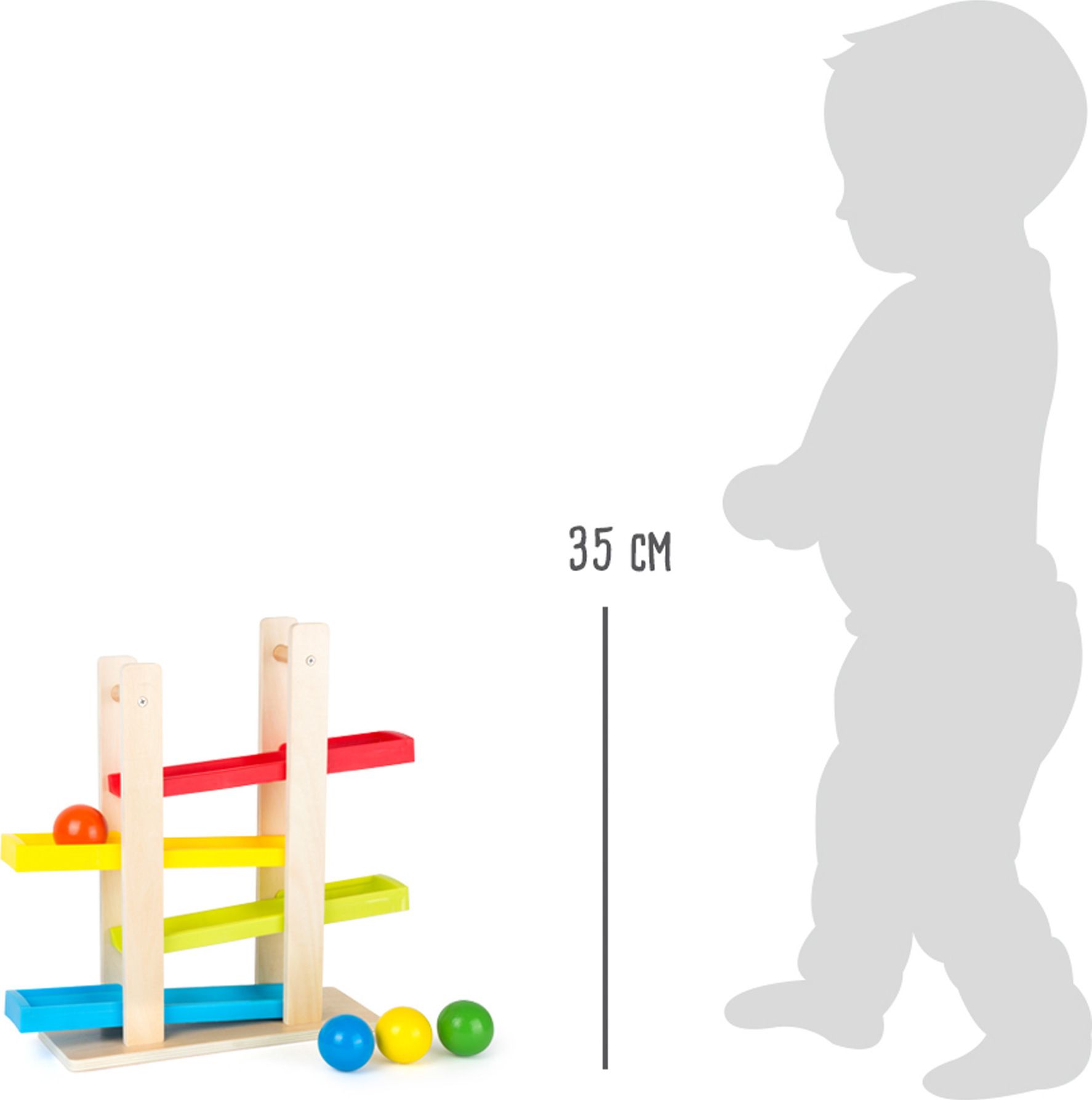 SMALL FOOT BY LEGLER Small Foot Dřevěná kuličková dráha Compact - obrázek 4