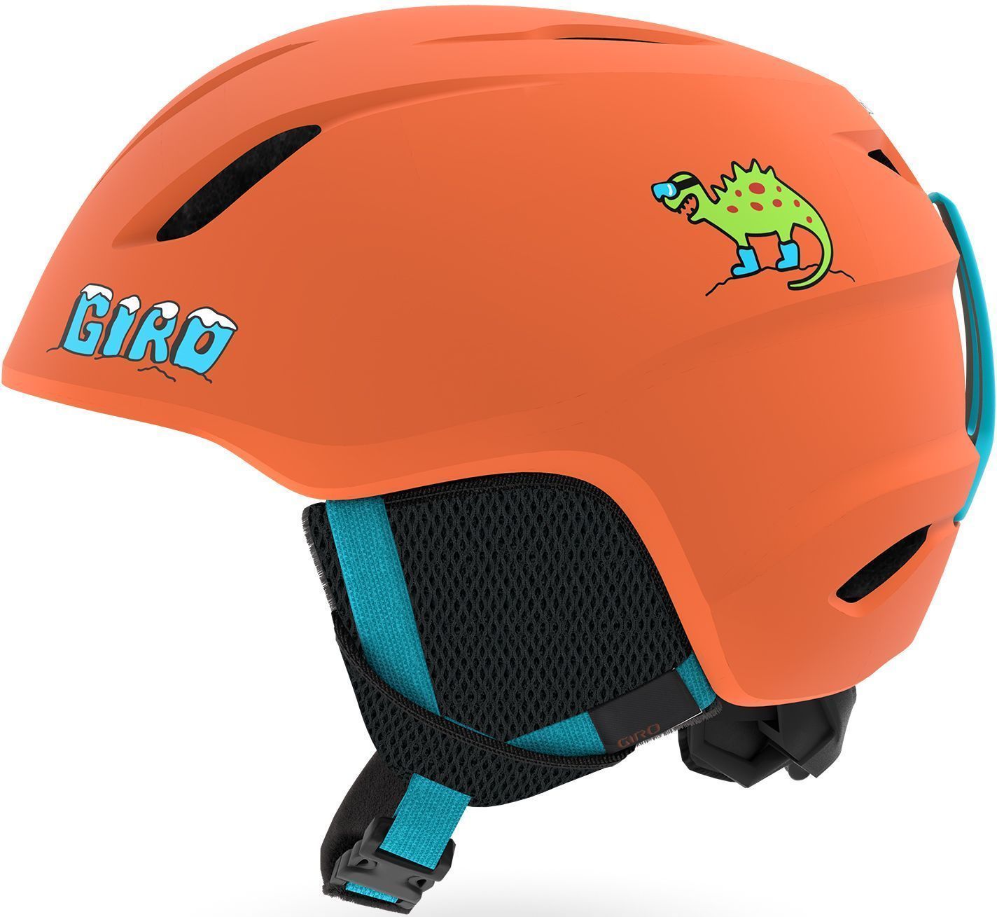 Giro Launch - Mat Deep Orange Dino S-(52-55.5) - obrázek 2