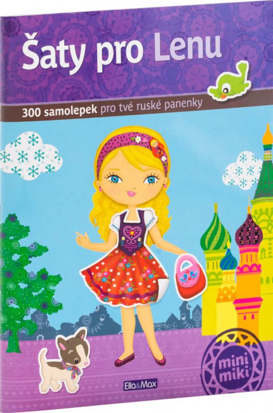 Šaty pro Lenu - kniha samolepek - obrázek 1