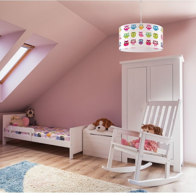 Timberlight Rainbow Owls dětský závěsný lustr - obrázek 3