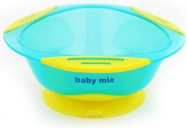 BABY MIX | Nezařazeno | Dětská protiskluzová miska Baby Mix modrá | Modrá | - obrázek 1