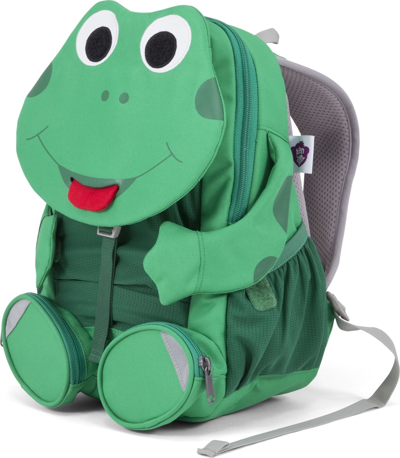 Affenzahn Fabian Frog large - green uni - obrázek 2