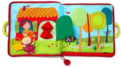 Lilliputiens Little Red Riding Hood book uni - obrázek 2