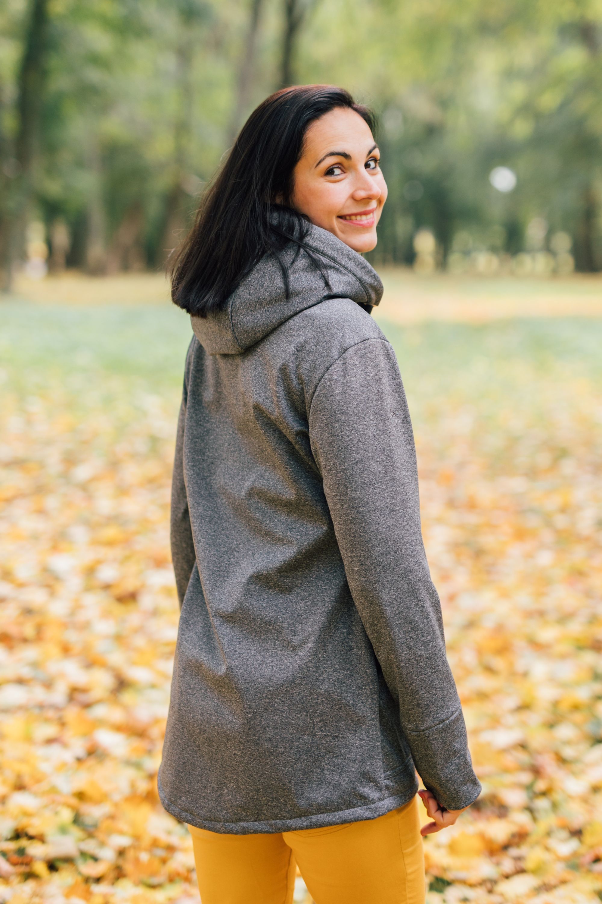 Softshellová bunda Be Lenka - Pebble Grey Provedení: Nosící bunda se softshellovou vsádkou 2 v 1, Velikost: L - obrázek 6