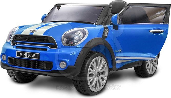 Elektrické autíčko Mini Moris, 2.4GHz, Eva kola, kožená sedačka - bílé - obrázek 12