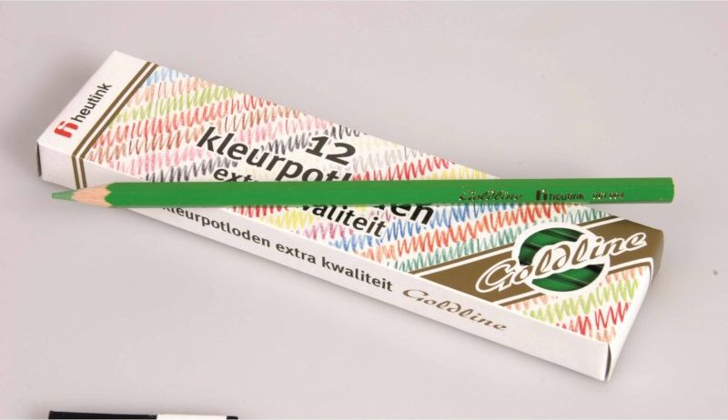 Pastelky šestihranné Goldline 3,7 mm, 12 ks, světle zelené - obrázek 1