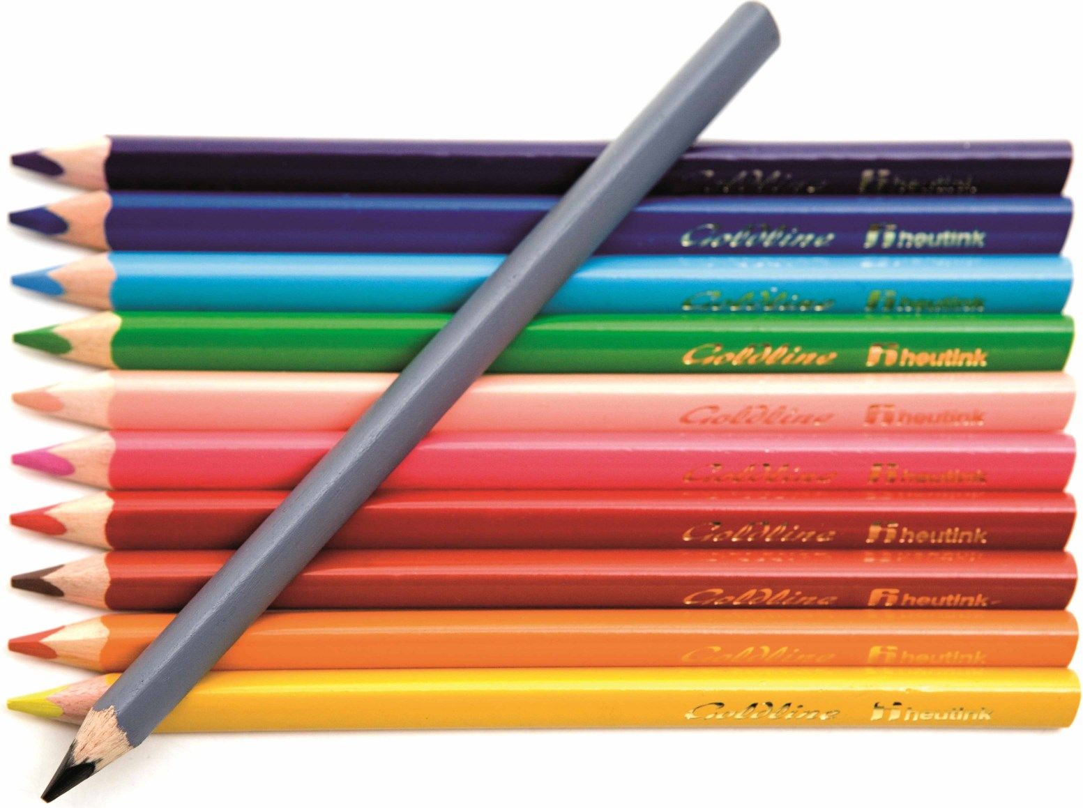 Pastelky trojhranné Jumbo Goldline, 12 barev - obrázek 2