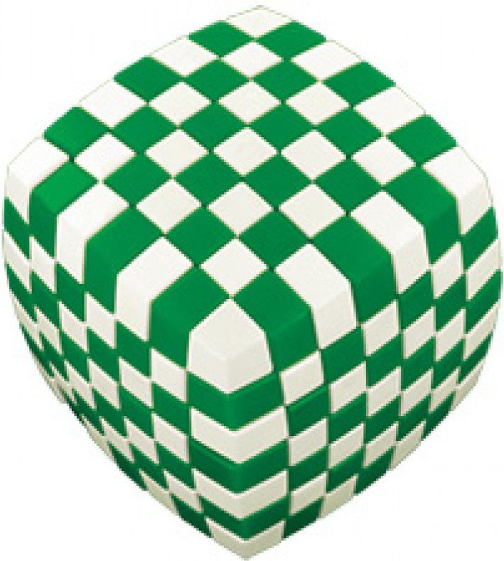 Kostka 7x7x7 V-Cube zelená - obrázek 1