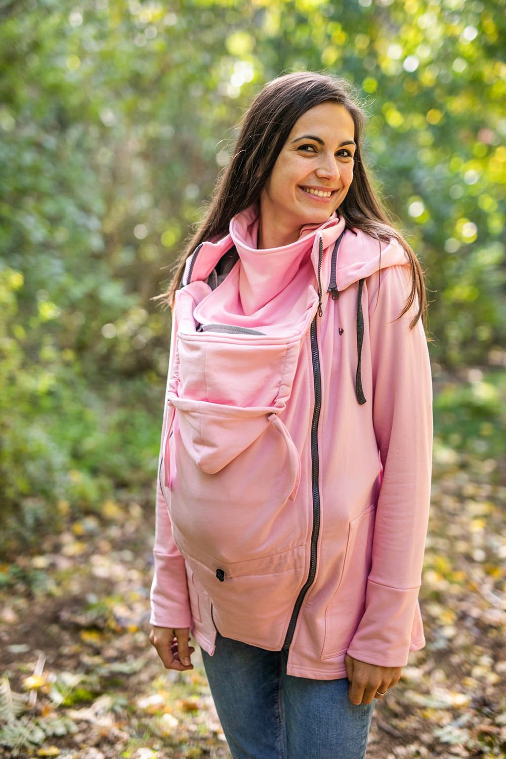 Tepláková mikina Be Lenka - Rose Provedení: Nosící mikina s teplákovou vsádkou 3 v 1, Velikost: XS - obrázek 2