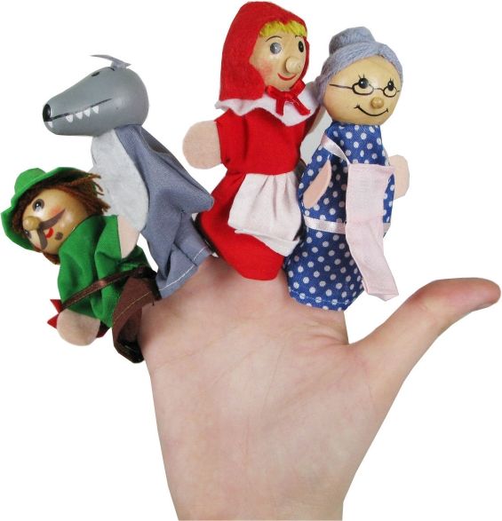 Prstoví maňásci - Karkulka - obrázek 1
