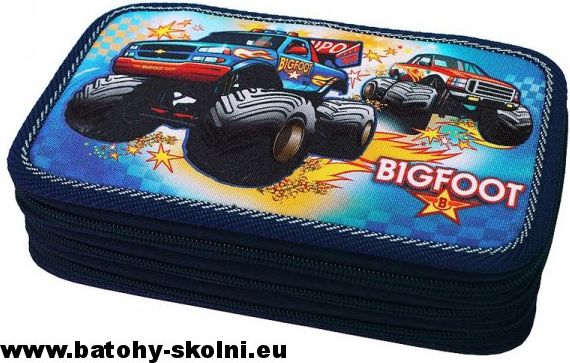 Školní třípatrový penál Emipo Bigfoot - obrázek 1