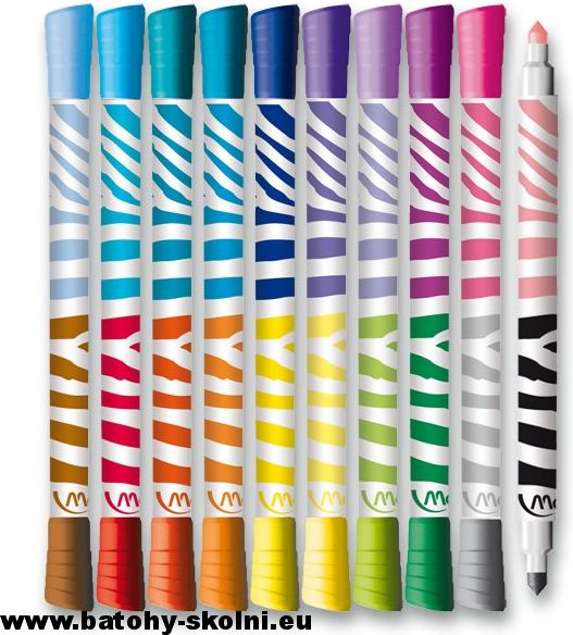 Dětské fixy Maped Color´Peps Duo 10 oboustranných fixů - obrázek 2