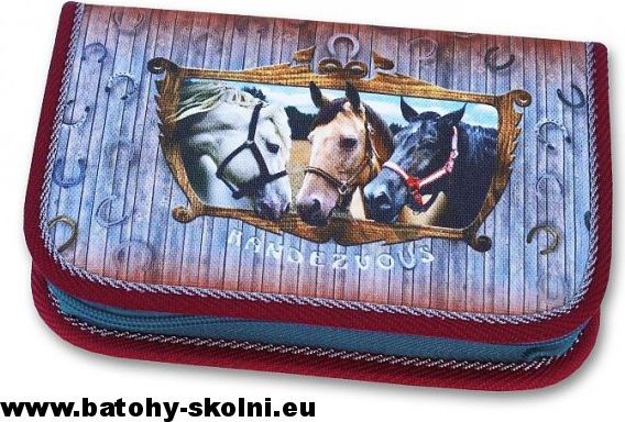 Školní pouzdro penál 1-klopa Emipo Randezvous > varianta 3. - obrázek 1