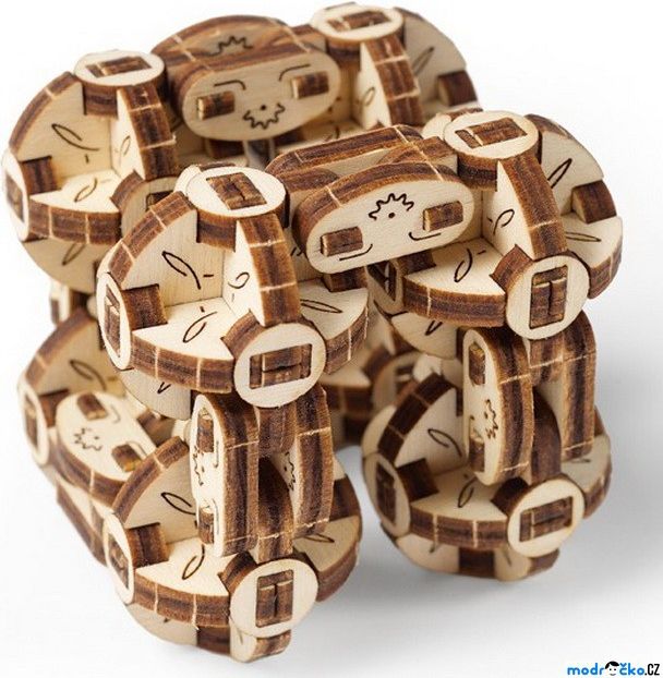 Ugears 3D mechanické puzzle Flexikubus 144 ks - obrázek 1