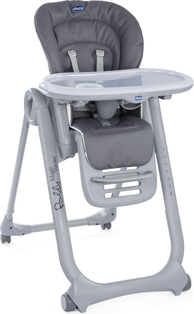 Chicco Židlička jídelní Polly Magic Relax - Dove Grey - obrázek 5