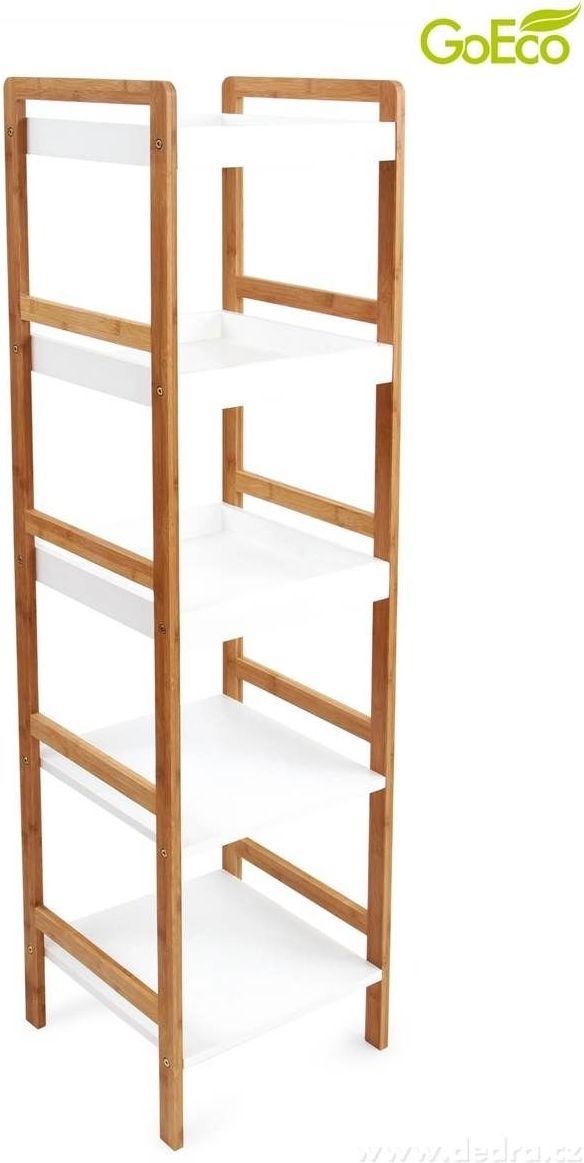 Dedra Pětipatrový regál z bambusu GoEco® - obrázek 1