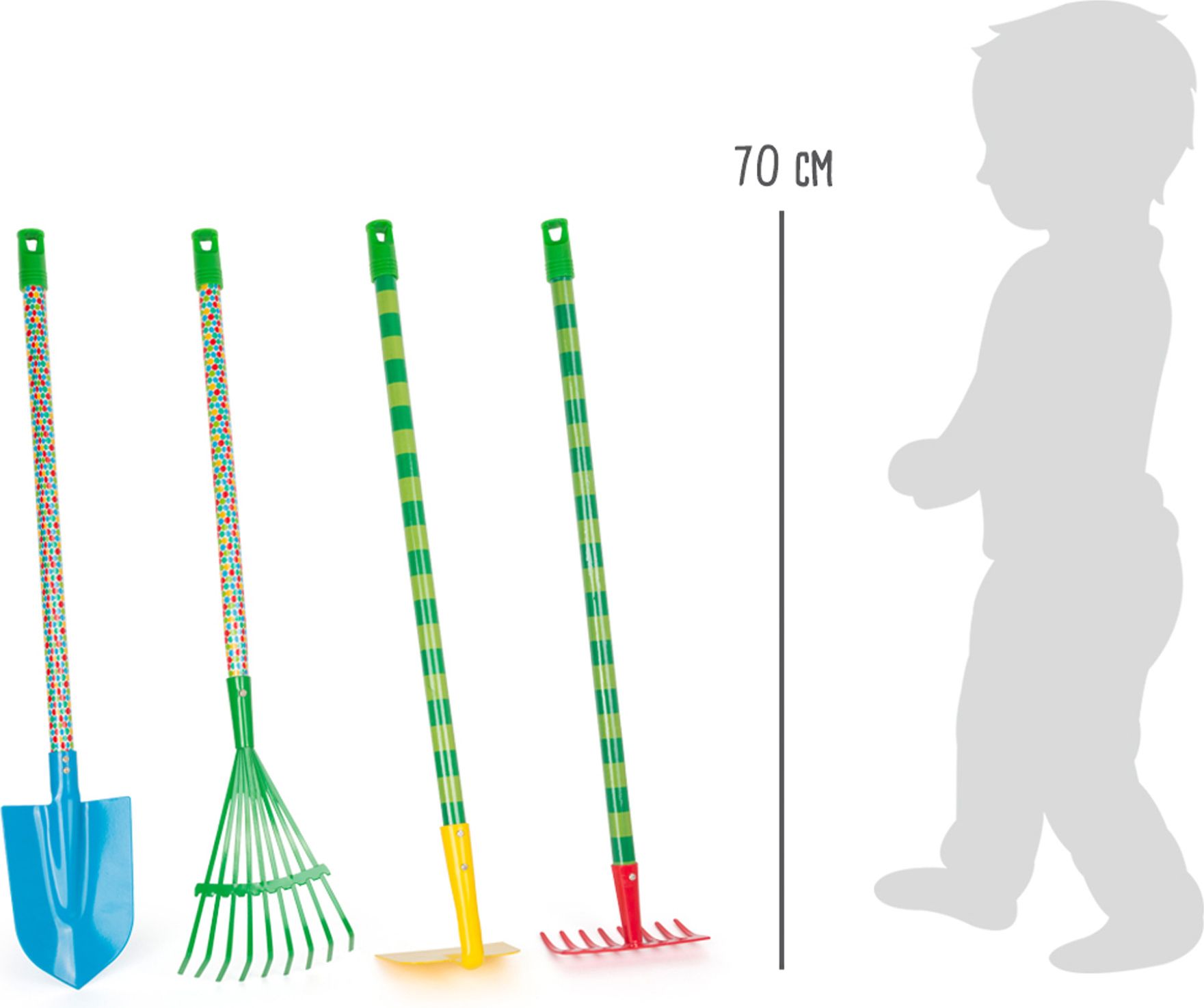 Legler Small Foot Zadradní sada hladové housenky - obrázek 5