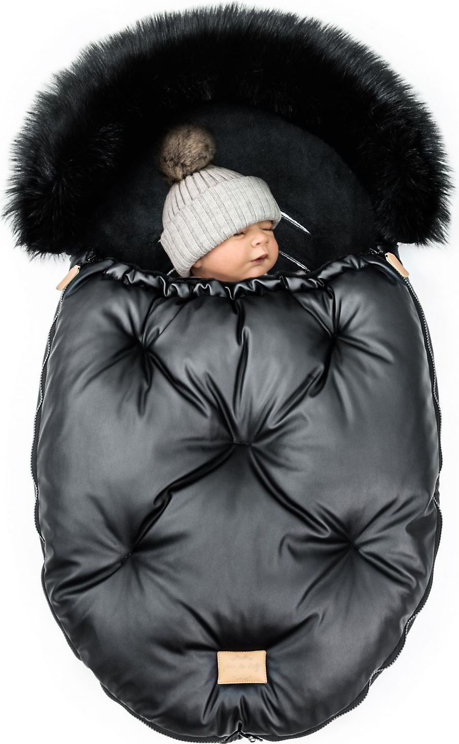 Fusak Floo for baby Alaska shine black/black - obrázek 2