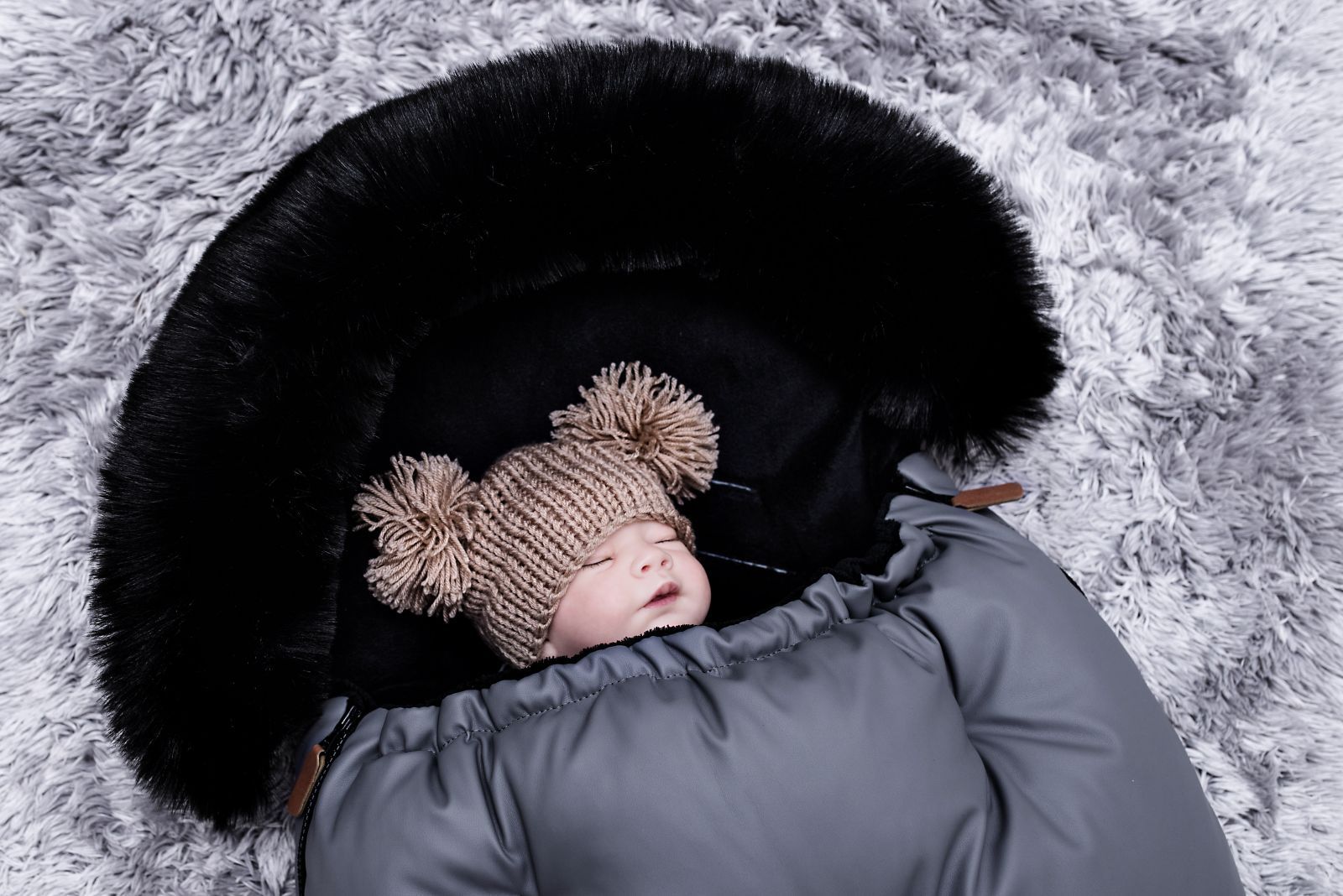 Fusak Floo for baby Alaska shine black/black - obrázek 3
