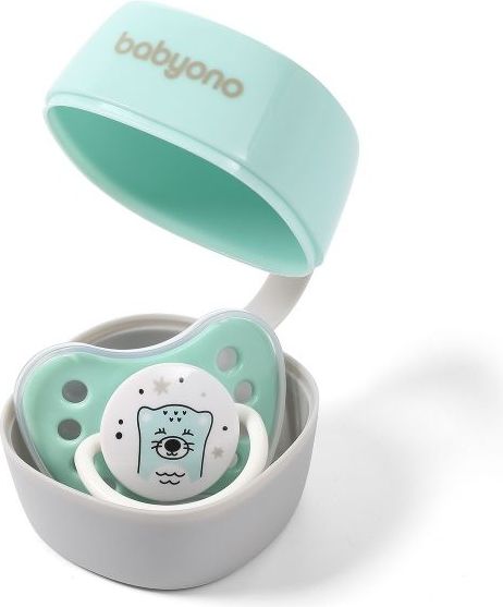 BabyOno Pouzdro na dudlík Natural Nursing - mátové - obrázek 2