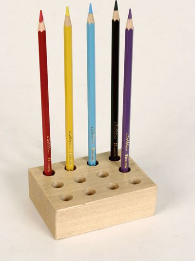 Stojánek na tlusté tužky, 12 otvorů