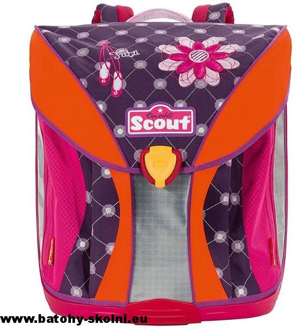 Školní batoh Scout Nano 4 dílný set Baleríny květina - Doprava Zdarma - obrázek 2