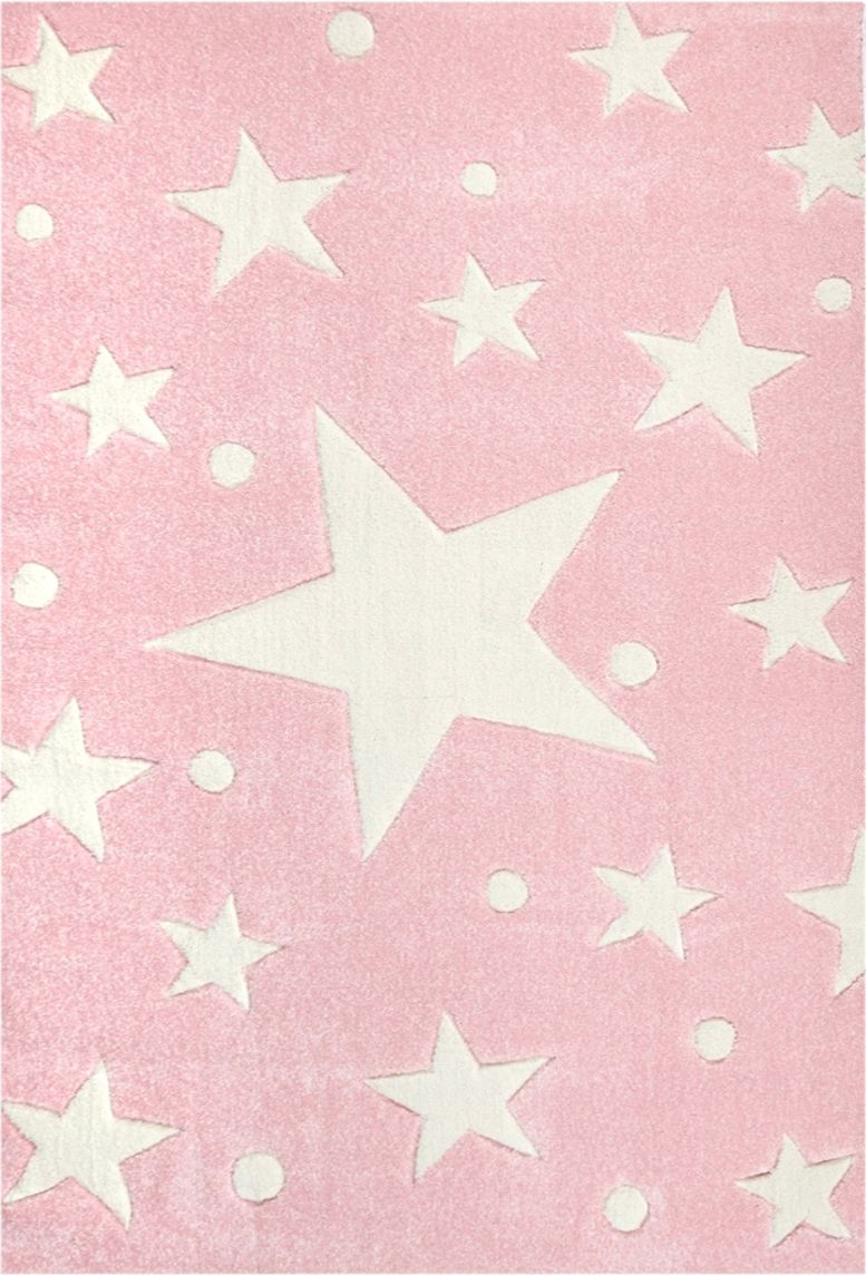 Koberec LIVONE Stars 14348-0 100x160 cm růžová - obrázek 1